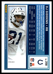 2025 Donruss Optic - DJ Giddens Blue Hyper - Football #258