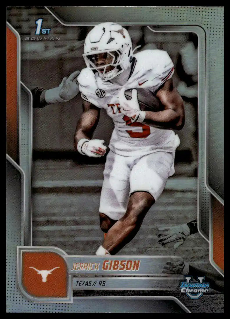 2025 Bowman University Chrome - Jerrick Gibson Refractor - Football #12