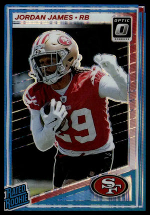 2025 Donruss Optic - Jordan James Purple Shock - Football #278
