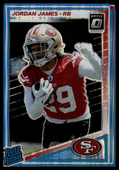 2025 Donruss Optic - Jordan James Purple Shock - Football #278