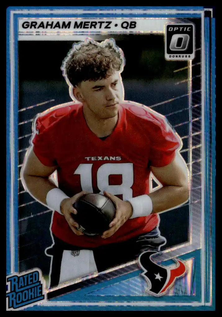 2025 Donruss Optic - Graham Mertz Purple Shock - Football #259