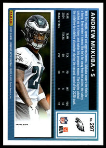 2025 Donruss Optic - Andrew Mukuba Purple Shock - Football #297
