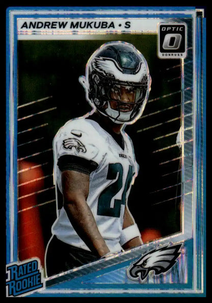 2025 Donruss Optic - Andrew Mukuba Purple Shock - Football #297