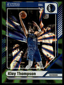 2024-25 Donruss - Klay Thompson Holo Green Laser - Basketball #134