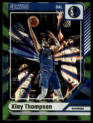 2024-25 Donruss - Klay Thompson Holo Green Laser - Basketball #134