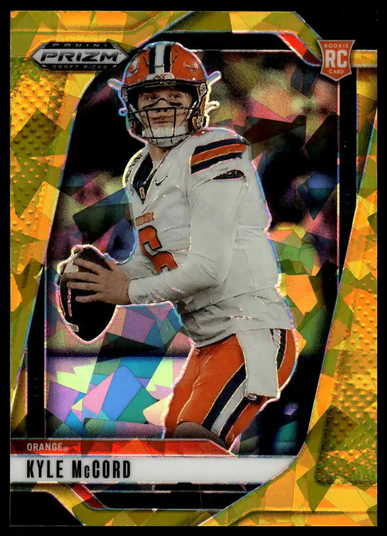 2025 Panini Prizm Draft Picks - Kyle McCord Prizms Gold Ice - Football #116