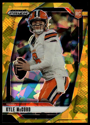 2025 Panini Prizm Draft Picks - Kyle McCord Prizms Gold Ice - Football #116