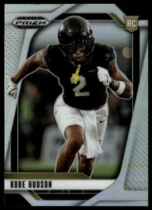 2025 Panini Prizm Draft Picks - Kobe Hudson Prizms Silver - Football #136
