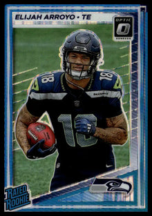 2025 Donruss Optic - Elijah Arroyo Purple Shock - Football #214