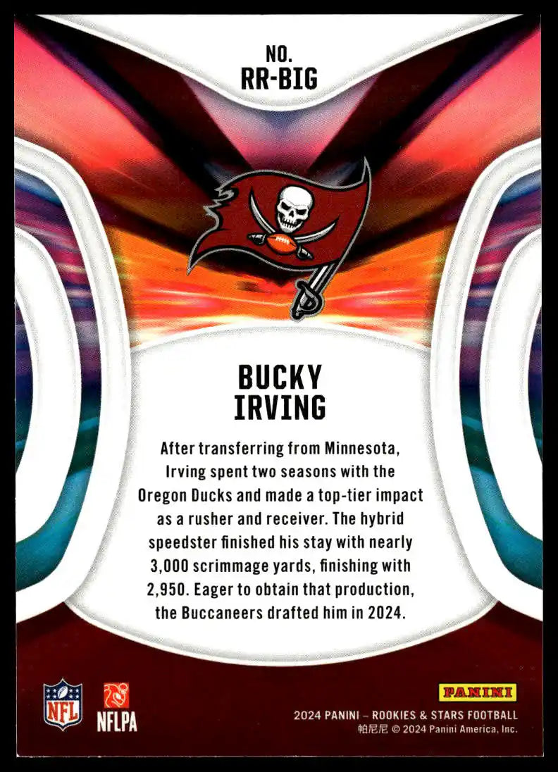 2024 Panini Rookies & Stars - Bucky Irving Rookie Rush - Football #RR-BIG