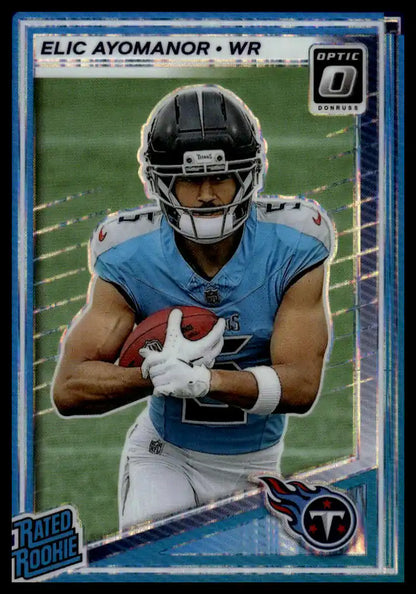2025 Donruss Optic - Elic Ayomanor Purple Shock - Football #235
