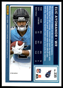 2025 Donruss Optic - Elic Ayomanor Blue Hyper - Football #235