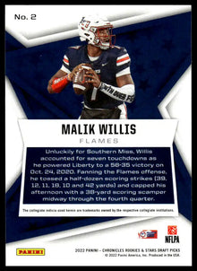 2022 Chronicles Draft Picks - Malik Willis Rookies and Stars - Football #2