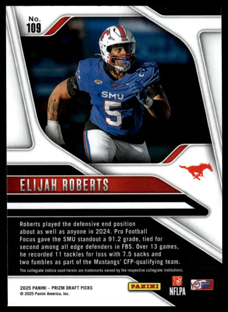 2025 Panini Prizm Draft Picks - Elijah Roberts - Football #109