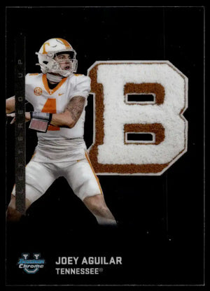 2025 Bowman University Chrome - Joey Aguilar Lettered Up - Football #LU-7
