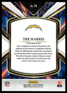 2025 Panini Select - Tre Harris Select Future - Football #14