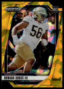 2025 Panini Prizm Draft Picks - Howard Cross III Prizms Gold Ice - Football #104