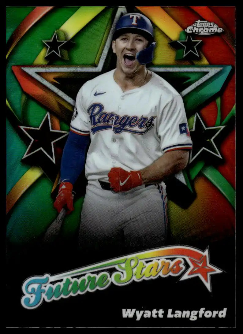 2025 Topps Chrome - Wyatt Langford Future Stars - Baseball #FS-13