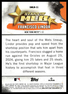 2025 Topps - Francisco Lindor Stars of MLB - Baseball #SMLB-11