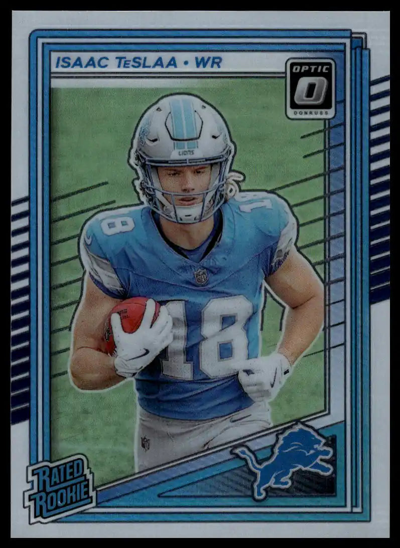 2025 Donruss Optic - Isaac TeSlaa - Football #219