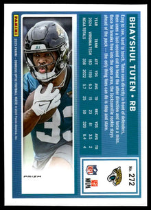 2025 Donruss Optic - Bhayshul Tuten Blue Hyper - Football #272