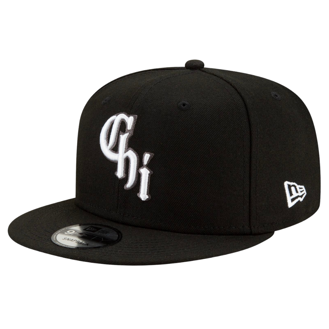 Chicago White Sox City Connect New Era Black 9FIFTY Adjustable Snapback Hat