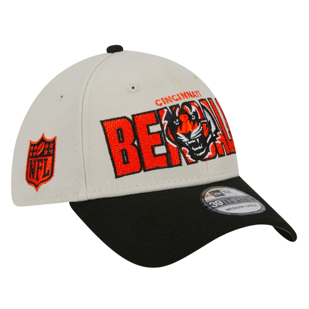 Cincinnati Bengals 2023 Draft Stone 39THIRTY Flex Hat
