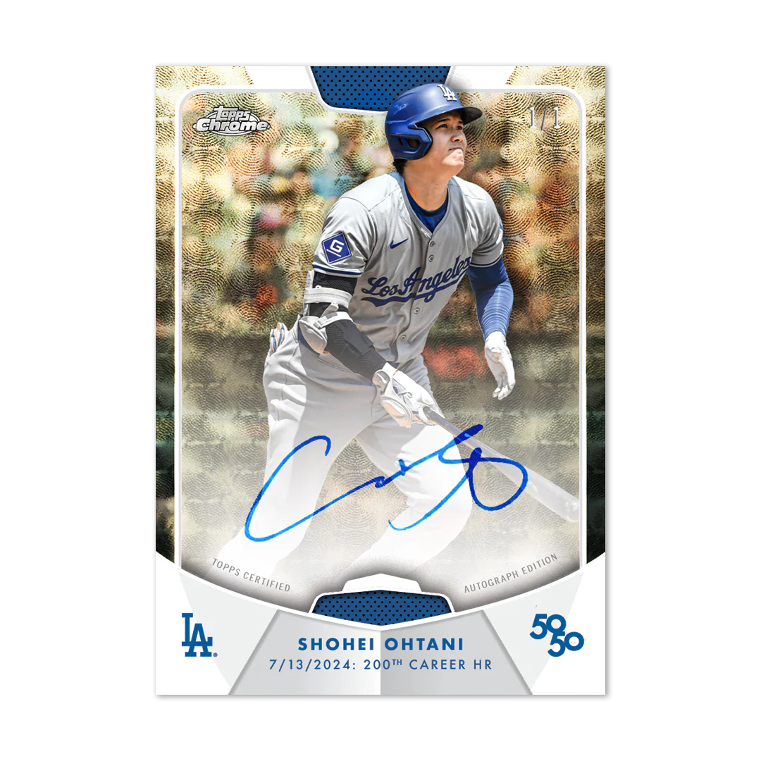 2024 Topps 50/50 Shohei Ohtani 10-Pack Box Sealed