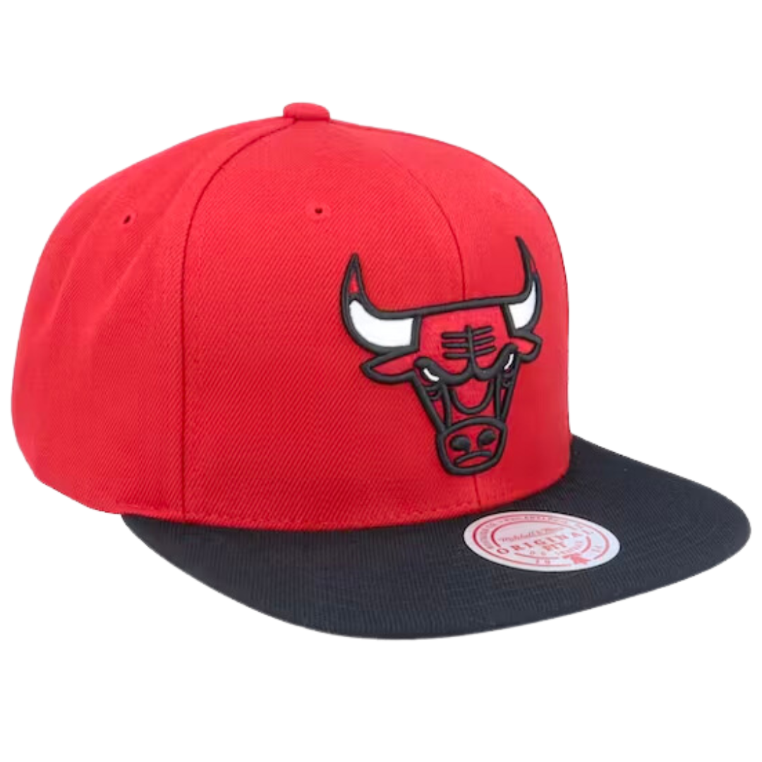 Chicago Bulls Mitchell and Ness Core Two Tone Snapback Hat
