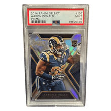 Aaron Donald PSA 9 2014 Panini Select Prizm Rookie RC Card #106