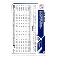 Aaron Judge 2023 Topps Chrome Blue Logofractor #d/150 #62