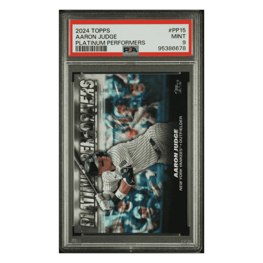 Aaron Judge PSA 9 2024 Topps Platinum Performers SSP Card #PP15
