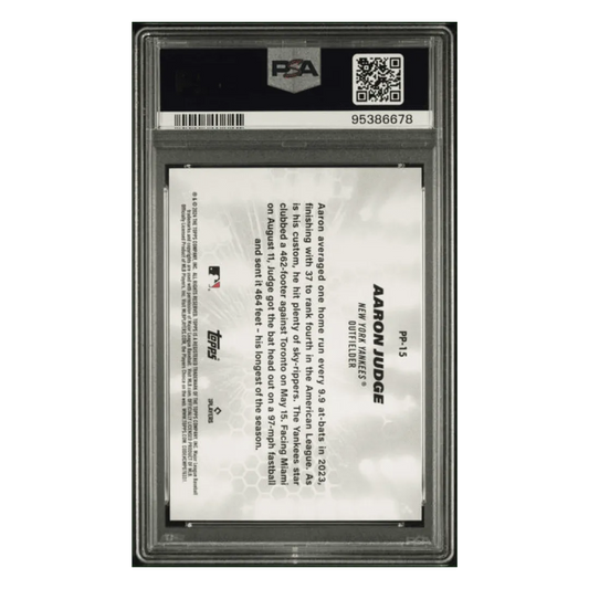 Aaron Judge PSA 9 2024 Topps Platinum Performers SSP Card #PP15