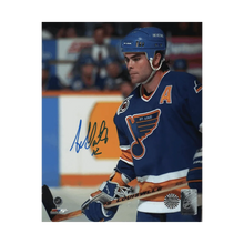 Adam Oates St Louis Blues Autographed Close Up Photo - Fan Cave COA