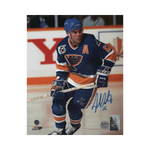 
Adam Oates St Louis Blues Autographed Playmaker Photo - Fan Cave COA — Front