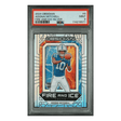 Adonai Mitchell PSA 9 2024 Panini Obsidian Fire and Ice Silver Rookie RC #d/ 99 Card #4
