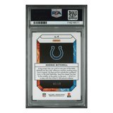 Adonai Mitchell PSA 9 2024 Panini Obsidian Fire and Ice Silver Rookie RC #d/ 99 Card #4