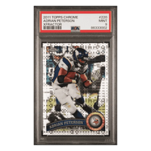 Adrian Peterson PSA 9 2021 Topps Chrome XFractor Card #220