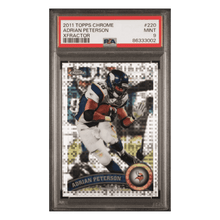Adrian Peterson PSA 9 2021 Topps Chrome XFractor Card #220