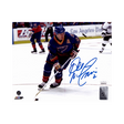 Al MacInnis St Louis Blues Autographed Crossover Photo - JSA COA