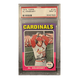 Al Hrabosky PSA 9 1975 Topps Card #122