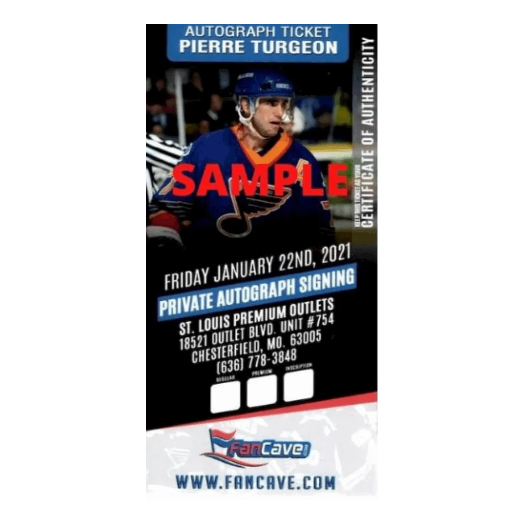 Al MacInnis Pierre Turgeon St Louis Blues Dual Autographed 11x14 Photo - JSA COA