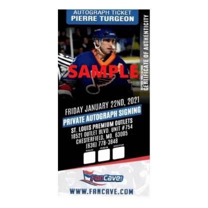 Al MacInnis Pierre Turgeon St Louis Blues Dual Autographed 11x14 Photo - JSA COA