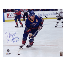 Al MacInnis St Louis Blues Autographed 16x20 Photo w/ "HOF 07" Inscription - JSA COA