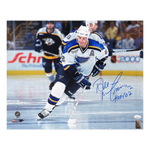 
Al MacInnis St Louis Blues Autographed 16x20 Photo w/ "HOF 07" Inscription - JSA COA — Front