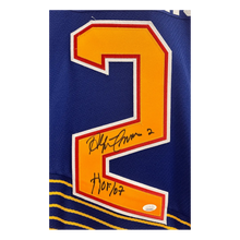 Al MacInnis St Louis Blues Autographed Blue CCM 90's Jersey with Inscription - JSA COA