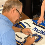 
Al MacInnis St Louis Blues Autographed Skating 16x20 Photo - JSA COA — Back