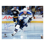 
Al MacInnis St Louis Blues Autographed Skating 16x20 Photo - JSA COA — Front