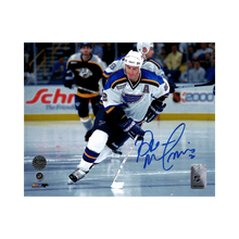 Al MacInnis St Louis Blues Autographed Skating 8x10 Photo - Fan Cave COA