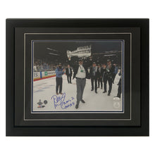 Al Macinnis St Louis Blues Autographed Framed 11x14 Photo with Inscription - JSA COA